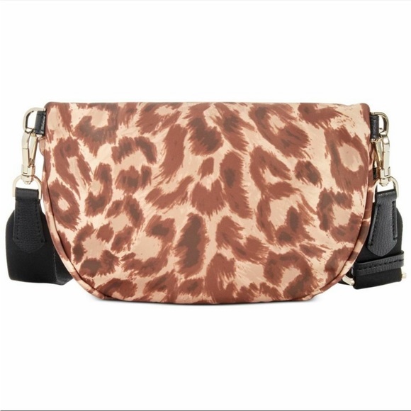 💥ONE DAY SALE💥 KATE SPADE Leopard Taylor Medium Satin Nylon Belt Bag Crossbody - Picture 9 of 12